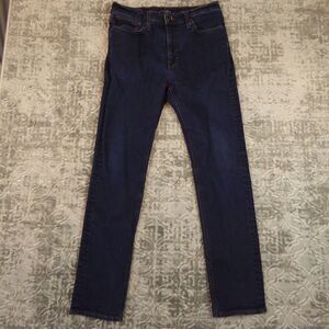 J Crew Jeans Mens Size 34x32 Actual 31x30 Blue Slim Straight Leg Medium Denim